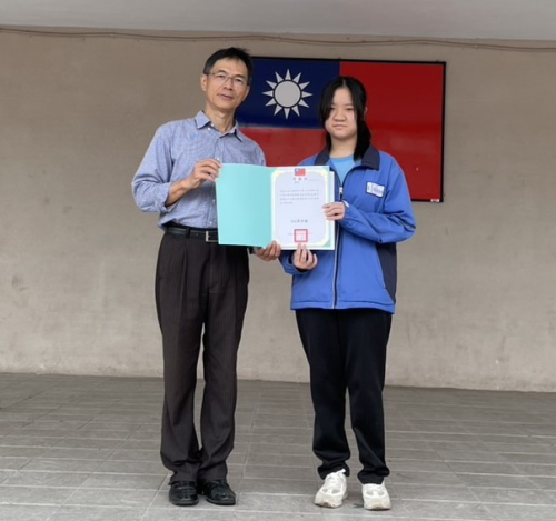 榮獲第55屆勞動部辦理全國技能競賽北區分賽-花藝組第四名